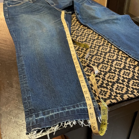 NWT Torrid High-Rise Straight Denim Jeans Frayed Hem Size 18T. - Picture 12 of 14